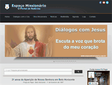 Tablet Screenshot of espacomissionario.com.br
